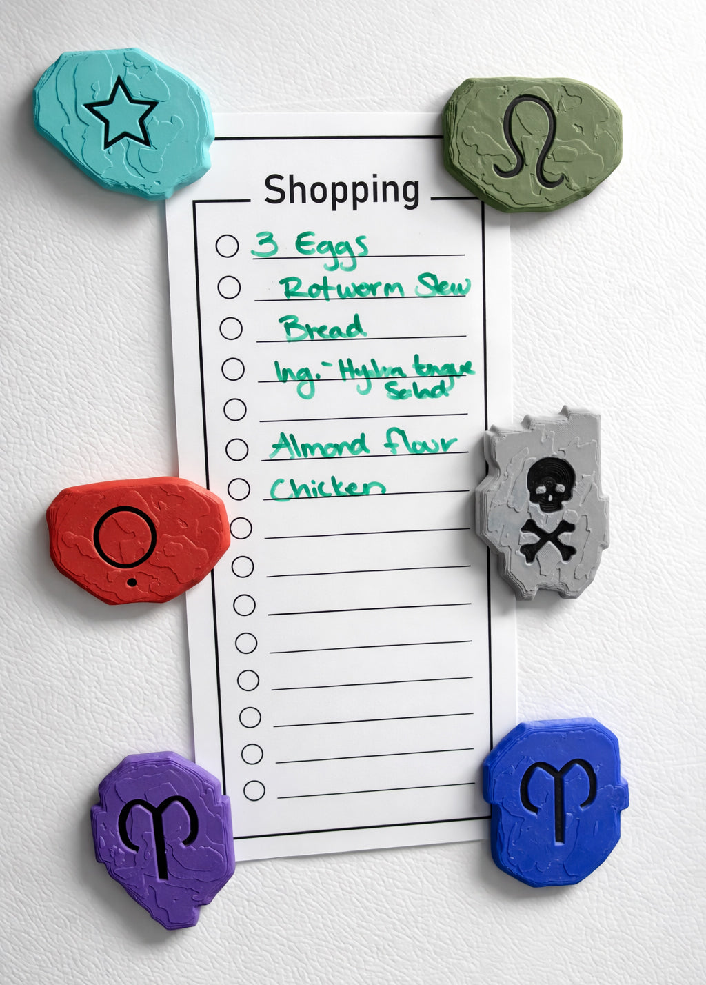 Rune Refrigerator Magnets