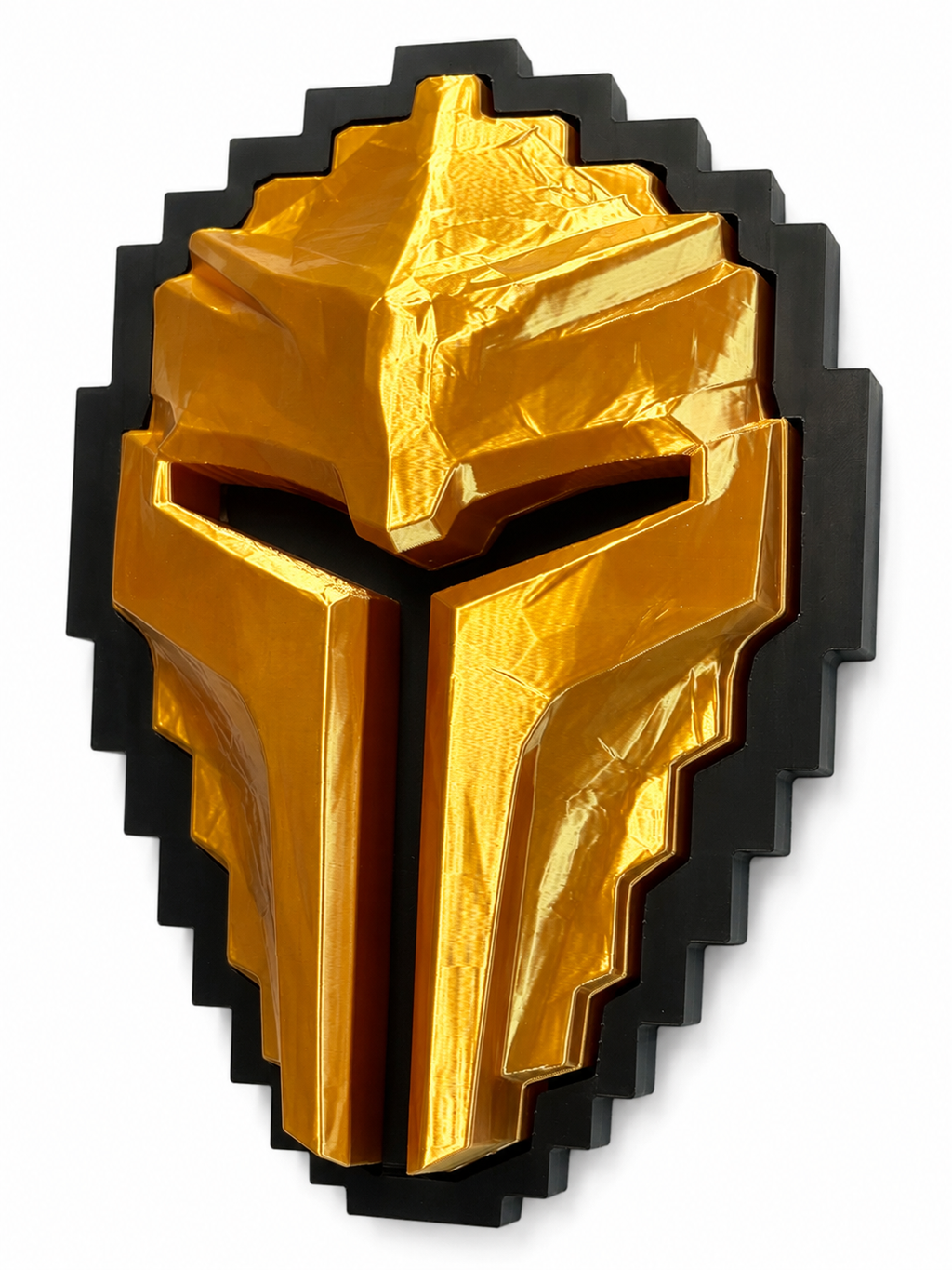Tibia Golden Helmet Collector’s Display – Wall Art & Desk Stand