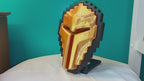 Tibia Golden Helmet Collector’s Display – Wall Art & Desk Stand